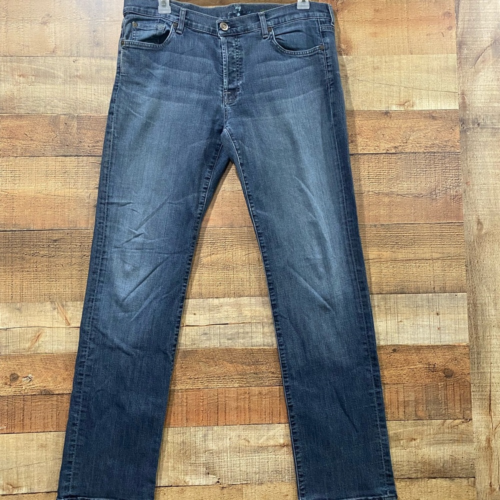 7 For All Mankind Standard Fit Mens Jeans Size 38